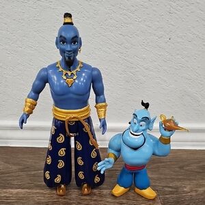 Disney Aladdin Singing Genie And Interactive Talking Genie Figures